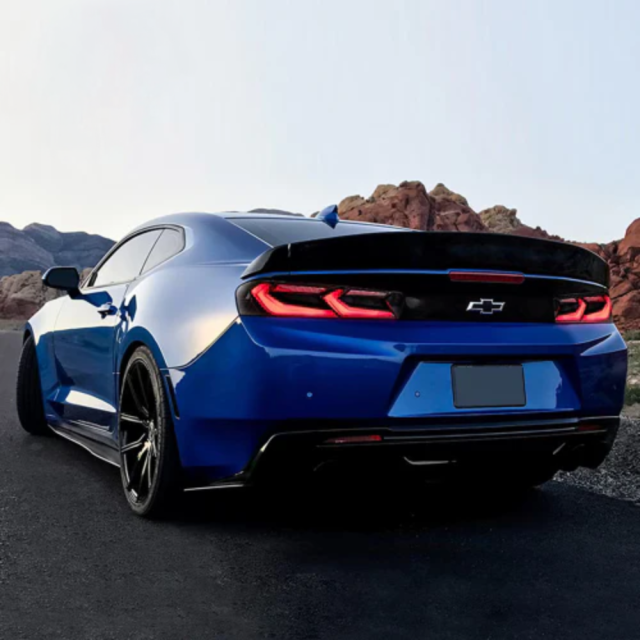 2016-2018 CHEVROLET CAMARO UMBRA LED TAIL LIGHTS GLOSS BLACK/SMOKE LENS main image